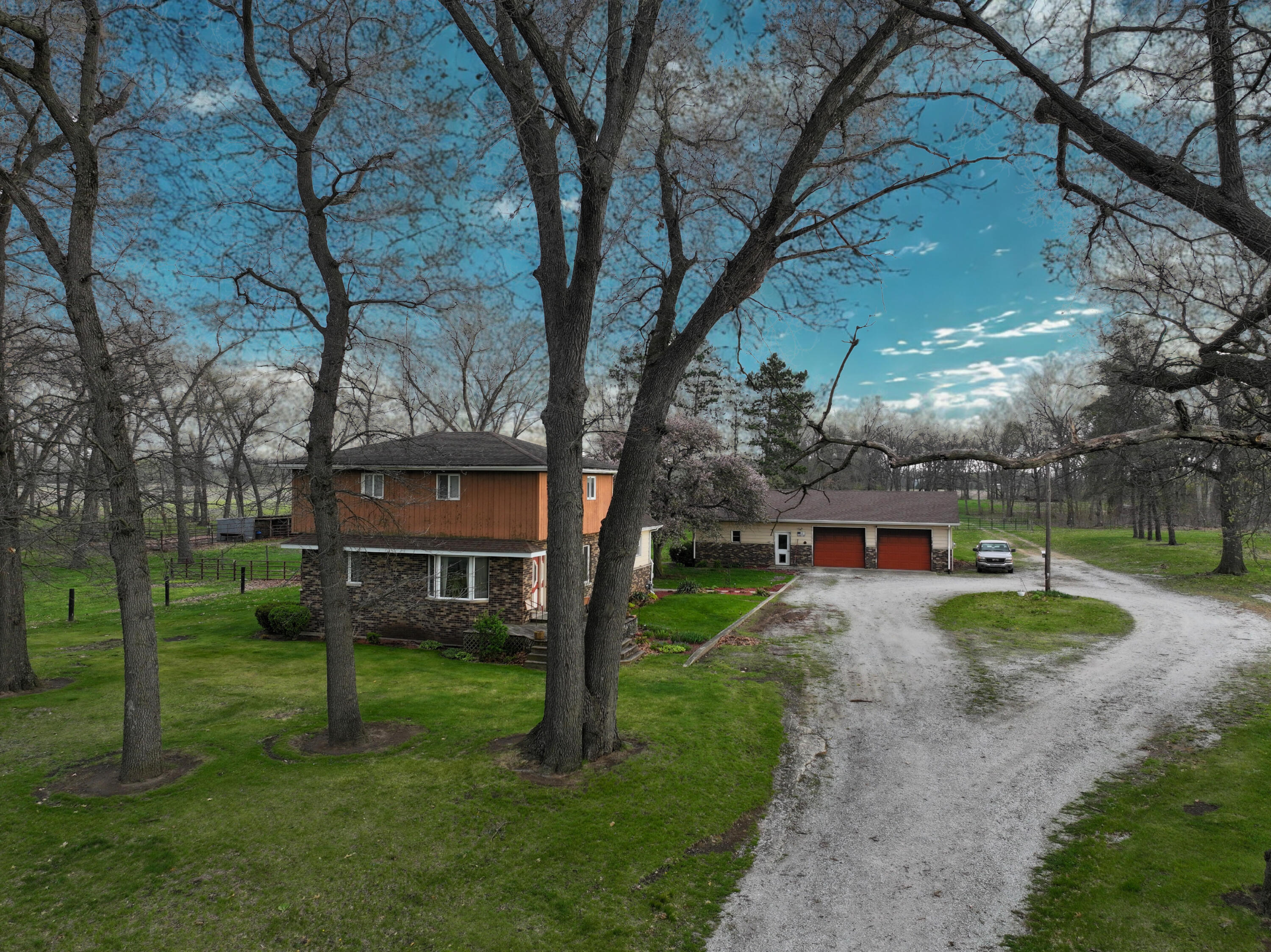 5110 West 400 North Winamac, IN 46996 - Photo 11 of 35 a view of a park with large trees