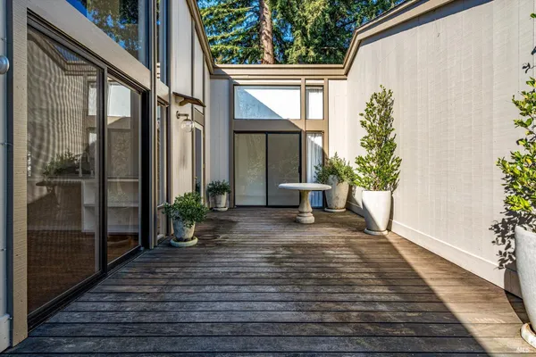 a front view of a house with a pathway