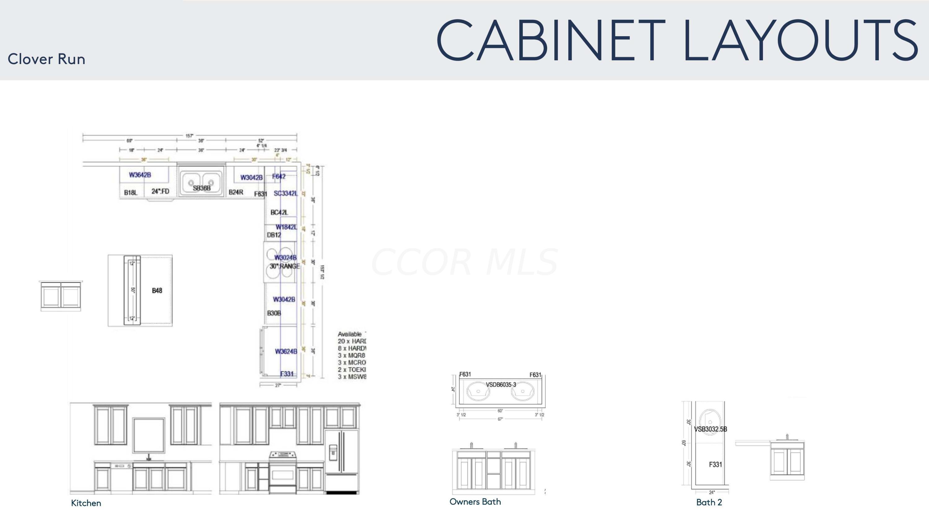 118 Reneau Avenue, Unit LOT 13 Galloway, OH 43119 - Photo 3 of 29 Cabinet Layouts