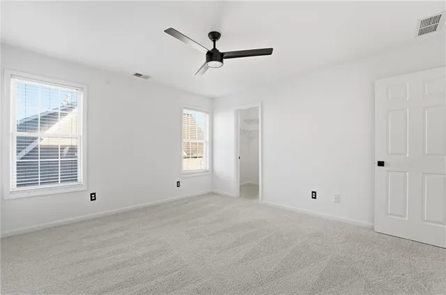 a view of empty room