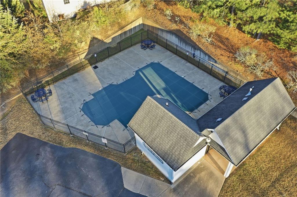 205 Towne Ridge Drive Woodstock, GA 30188 - Photo 9 of 56 an aerial view of a house with a yard