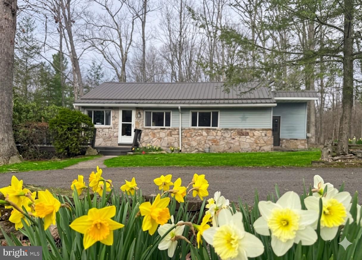 Split Lakefront 5 BR cottage on level lot 1.8 acre