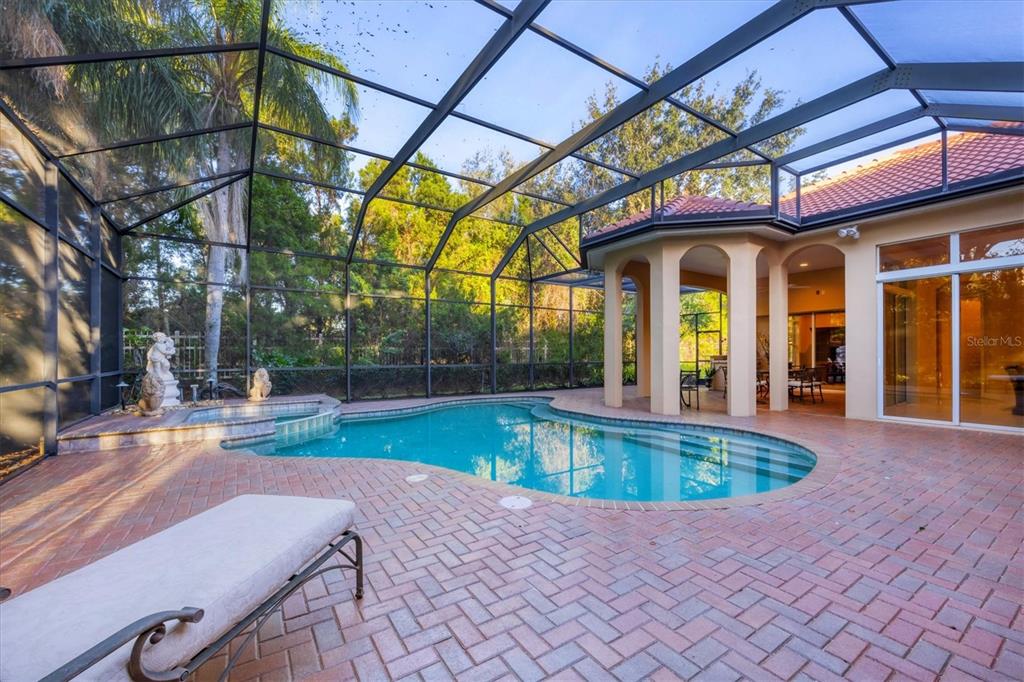 7815 Mathern Court Lakewood Ranch, FL 34202 - Photo 40 of 55 a view of a backyard with swimming pool