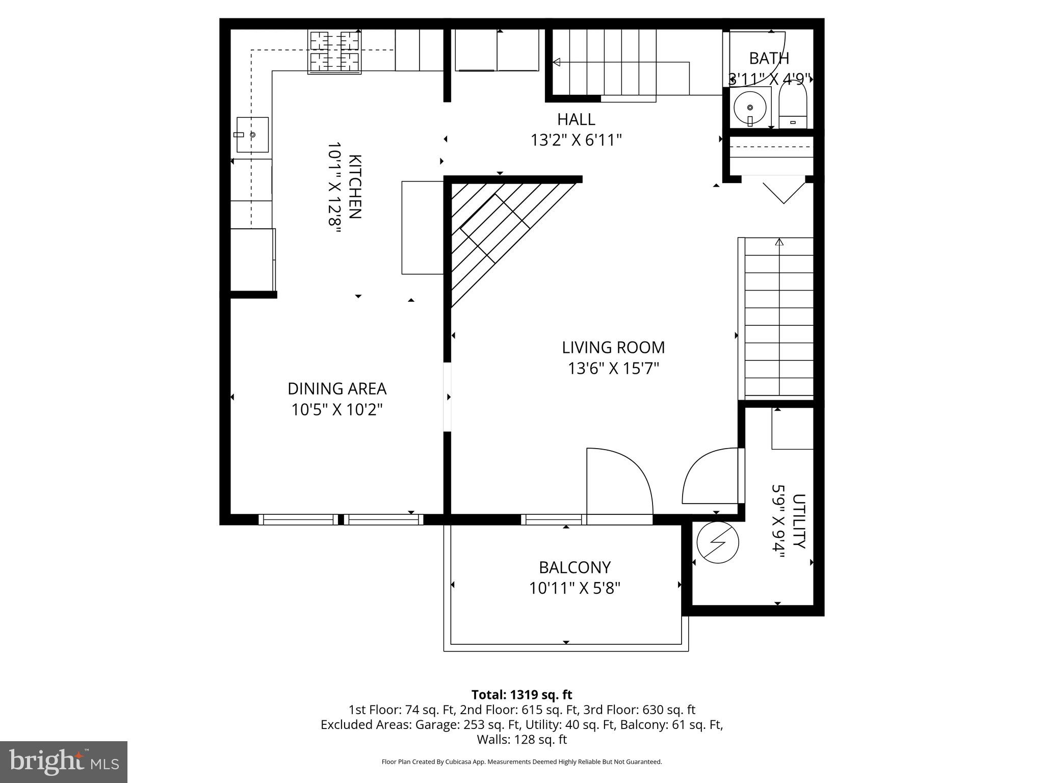 11129 Halterpath Trail Manassas, VA 20109 - Photo 26 of 28 Main Level Floor Plan