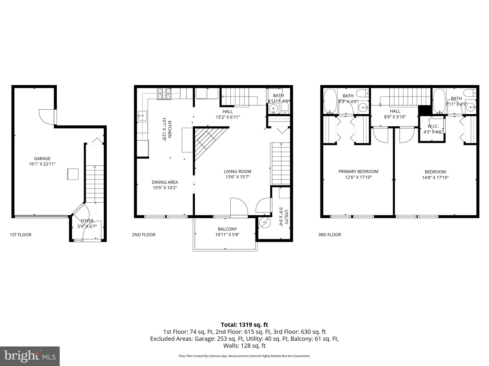 11129 Halterpath Trail Manassas, VA 20109 - Photo 28 of 28 Floor Plan Overview