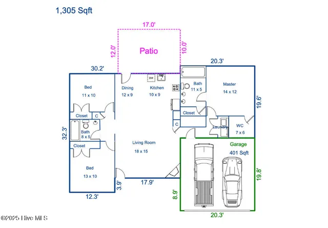 $1,650 | 520 Deep Inlet Drive, Sneads Ferry, NC 28460