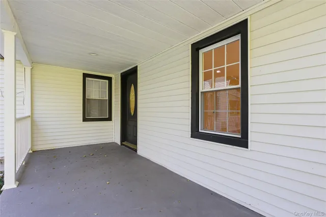 a view of a house entryway