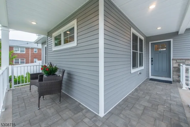 a house view with a seating space