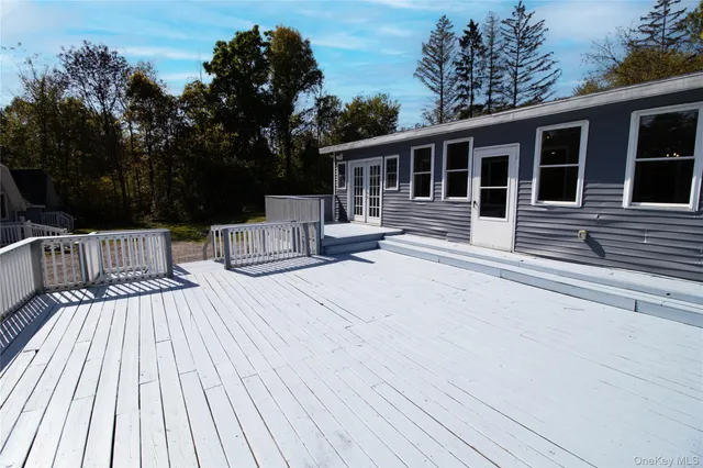 a view of a house with wooden floor