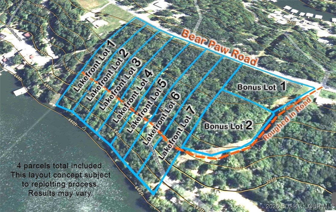 Bear Paw Road Camdenton, MO 65020 - Photo 6 of 17 Concept potting with 1 acre lakefront lots