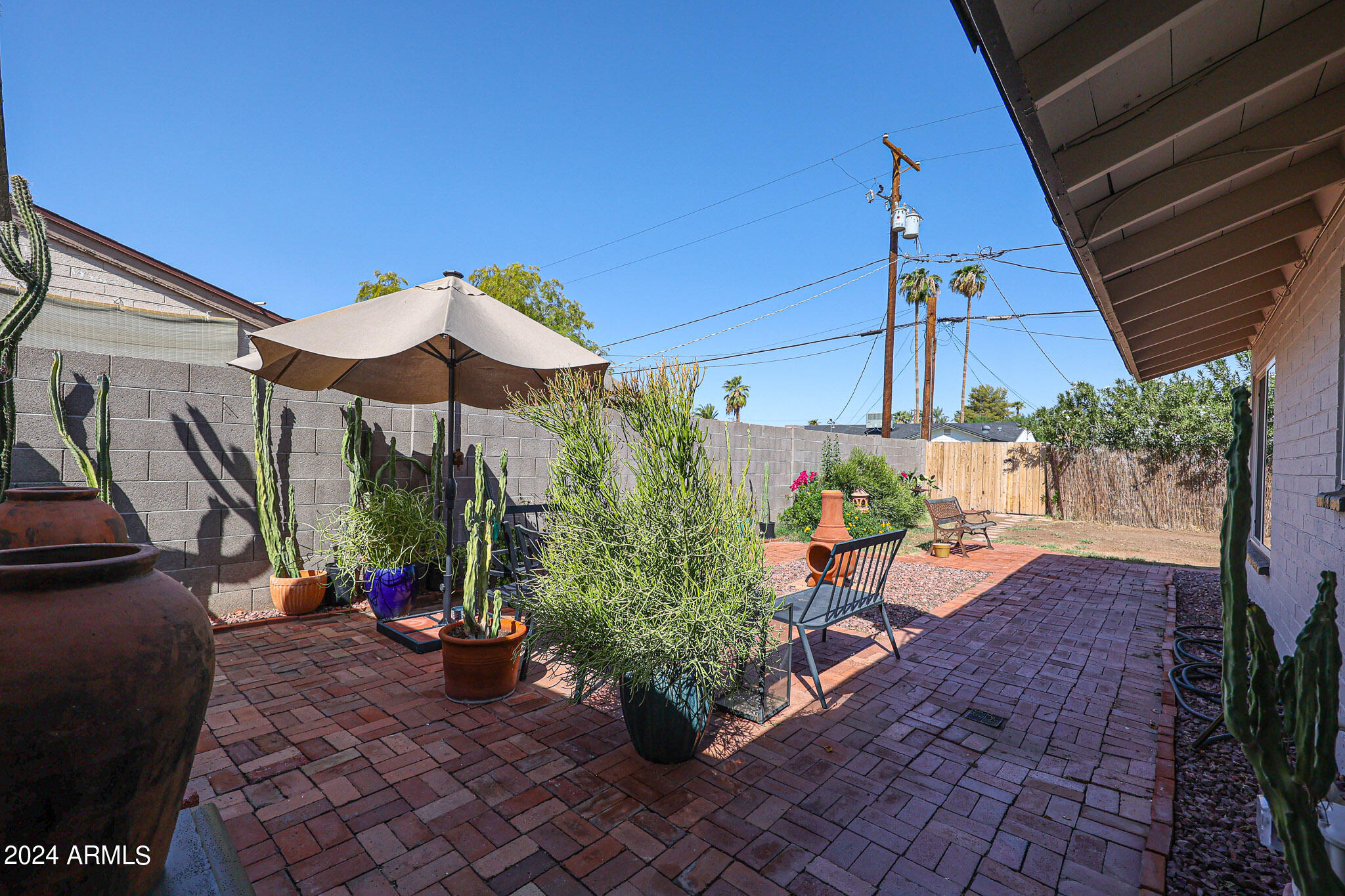 4634 East Almeria Road Phoenix, AZ 85008 - Photo 29 of 43 Paved Patio Area