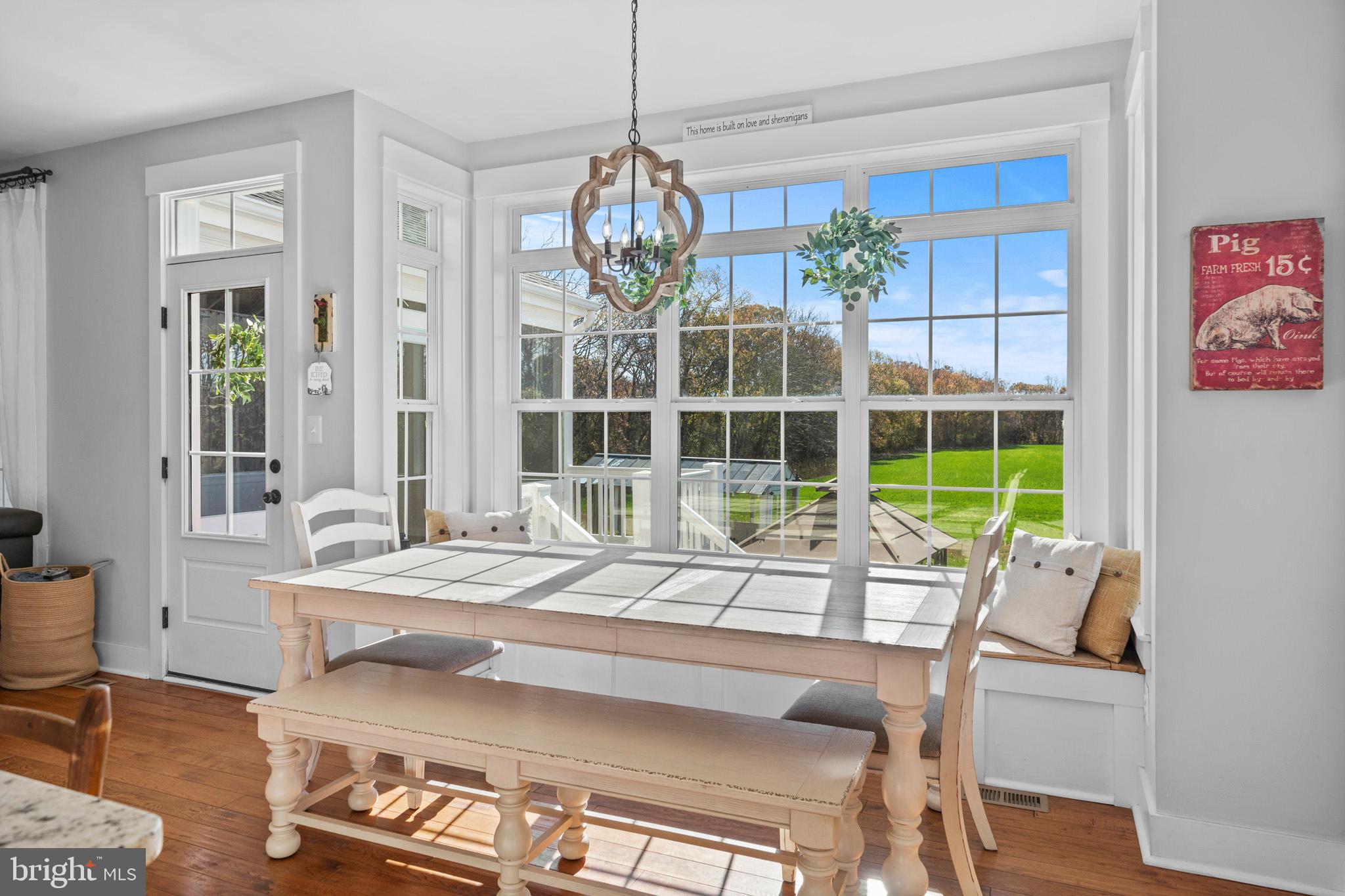 1965 Lowery Road Huntingtown, MD 20639 - Photo 19 of 54 a view of a dining room with furniture window and outside view