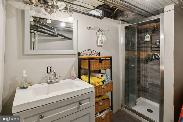 a view of storage and utility room
