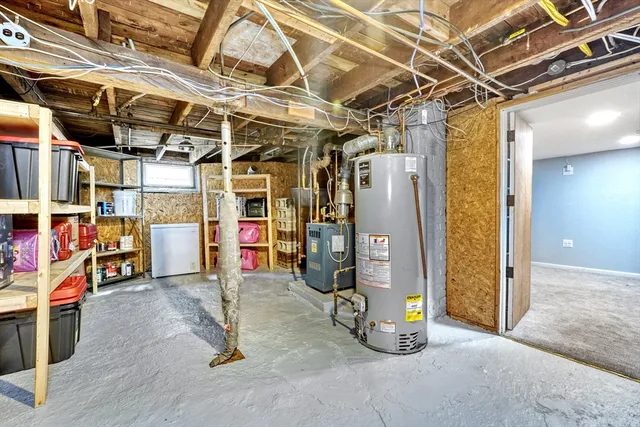 a view of storage and utility room