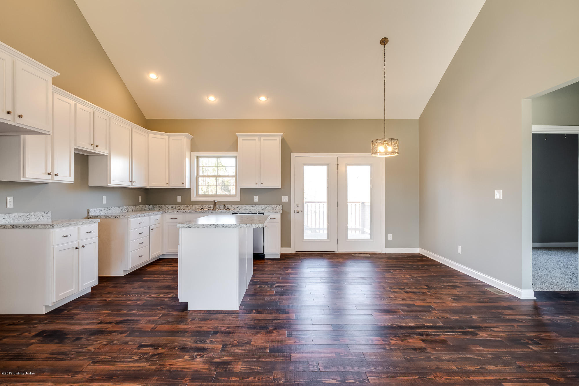 328 Cedar Run Road Pendleton, KY 40055 - Photo 7 of 39 Recessed lighting gives this space the opportunity to make a design statement with the dining chandelier.