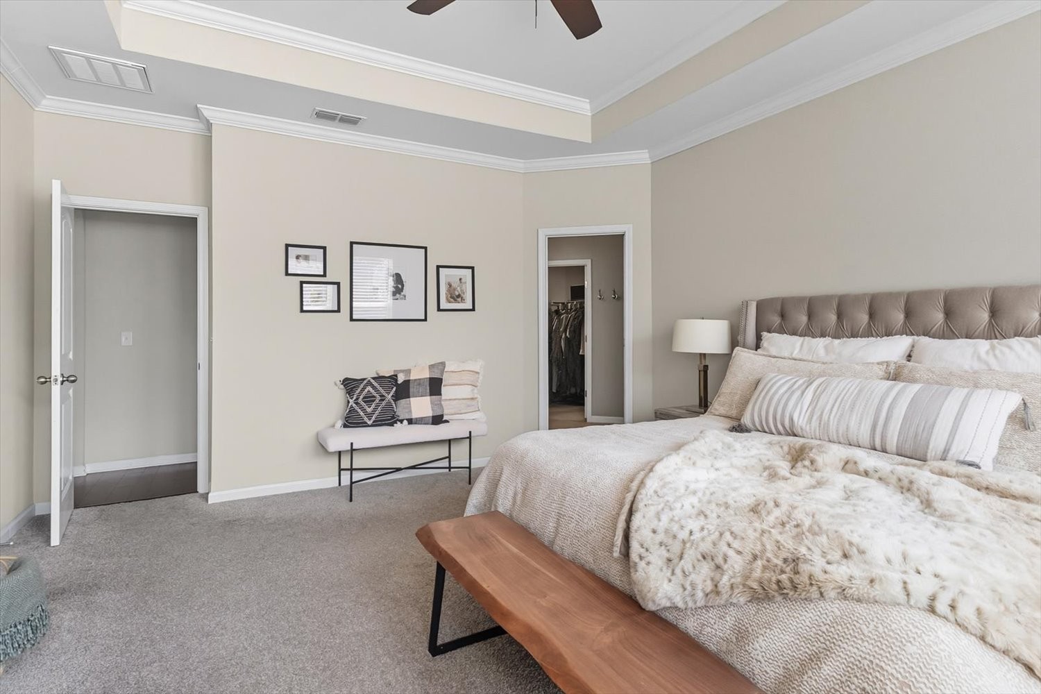 4706 Venito Street Mount Juliet, TN 37122 - Photo 13 of 39 a bedroom with a bed and couch