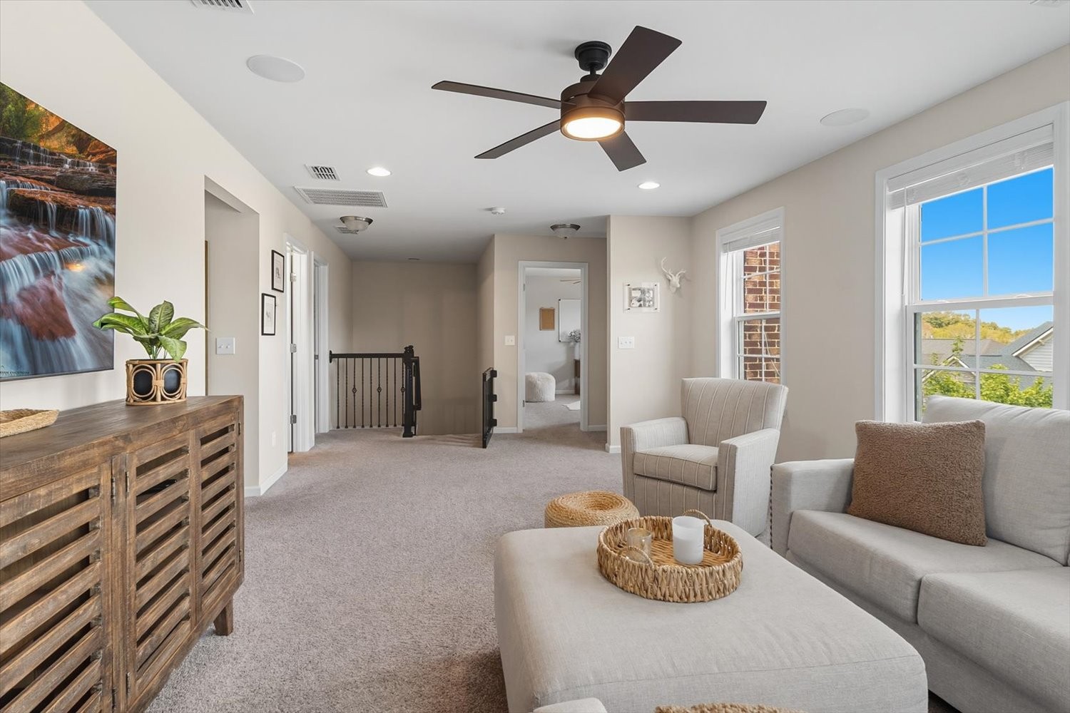 4706 Venito Street Mount Juliet, TN 37122 - Photo 24 of 39 a living room with furniture and a large window