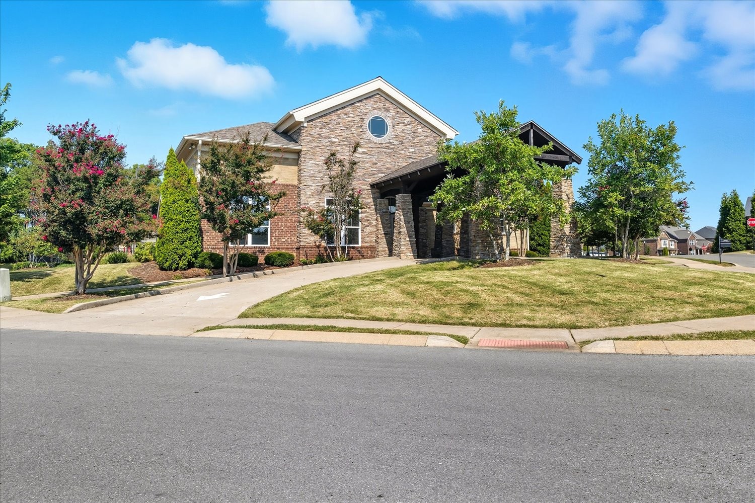 4706 Venito Street Mount Juliet, TN 37122 - Photo 35 of 39 a view of a house with a swimming pool and a big yard