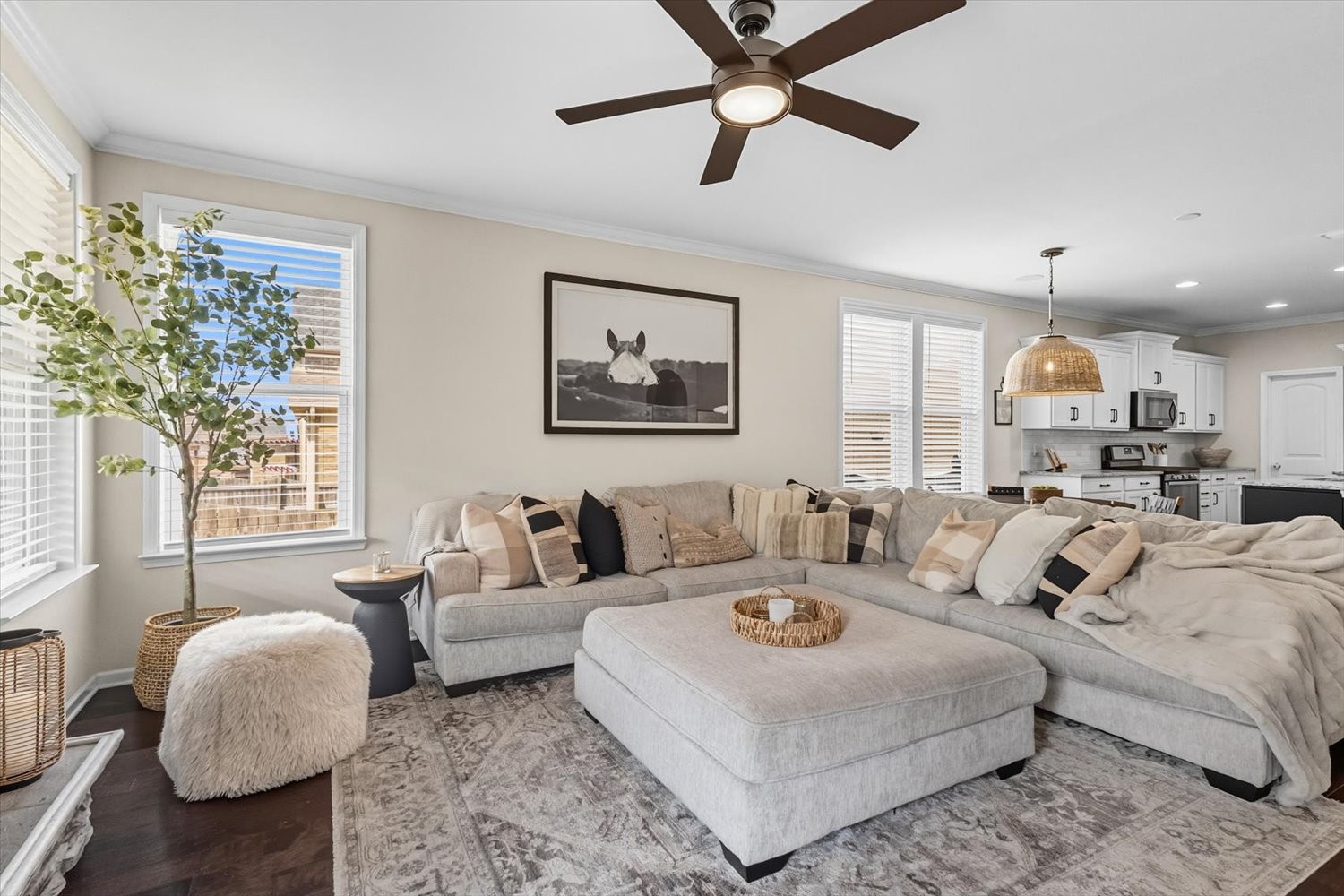 4706 Venito Street Mount Juliet, TN 37122 - Photo 9 of 39 a living room with furniture and a large window