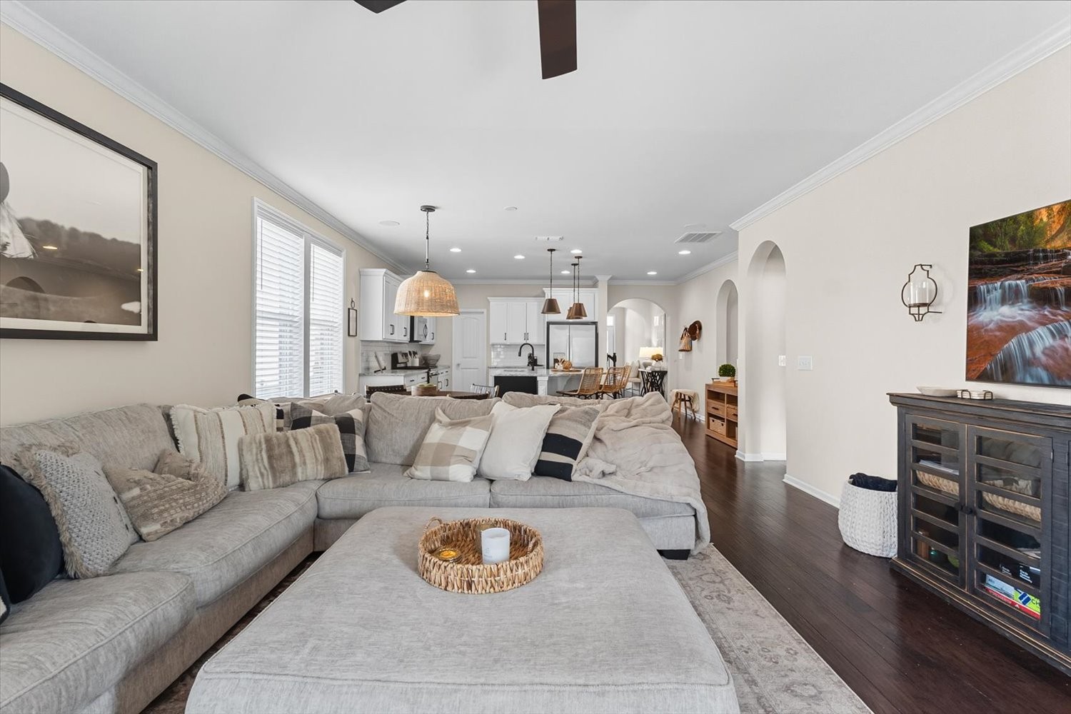 4706 Venito Street Mount Juliet, TN 37122 - Photo 10 of 39 a living room with furniture kitchen view and a window