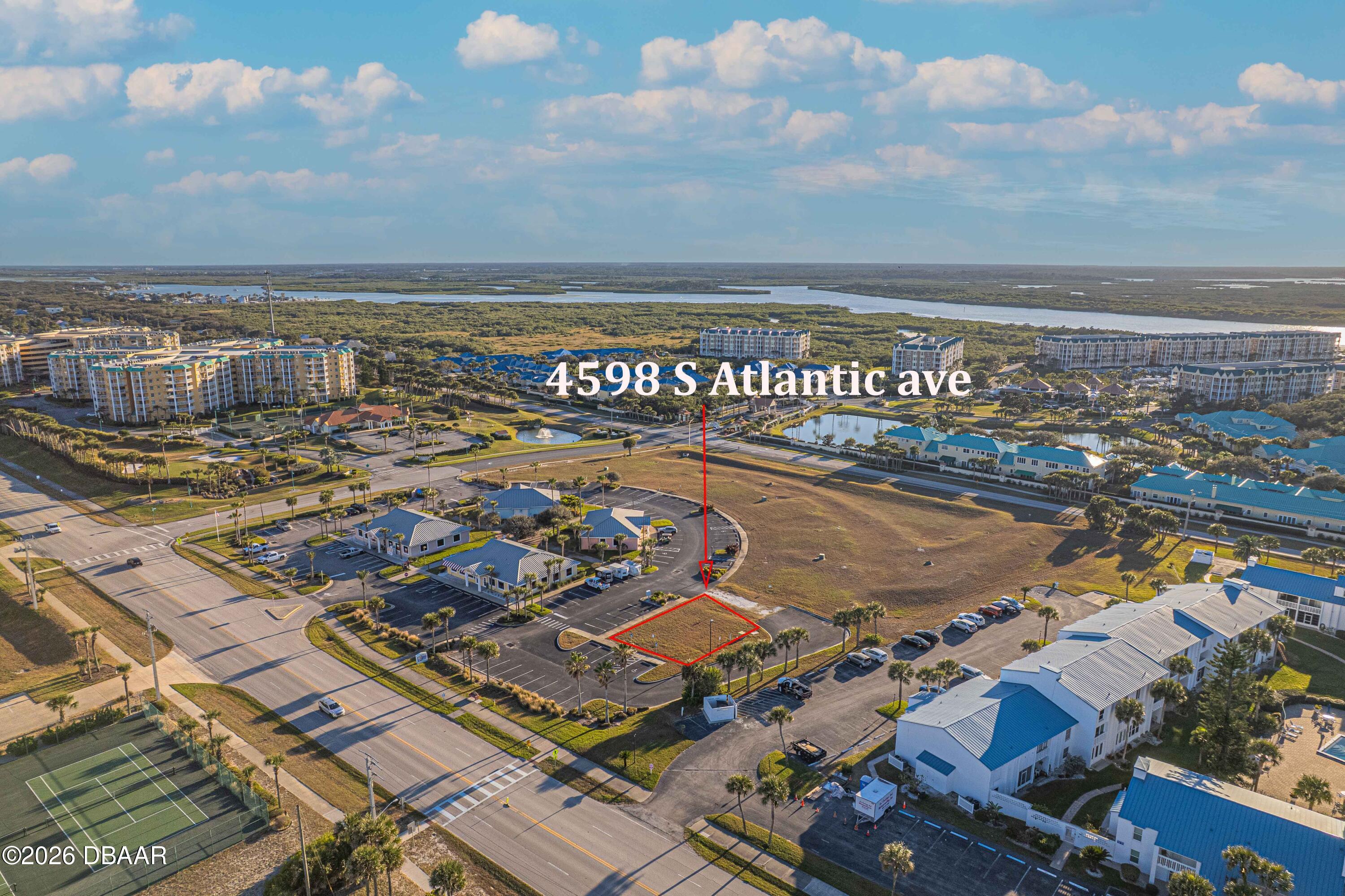 4598 South Atlantic Avenue Ponce Inlet, FL 32127 - Photo 5 of 7 an aerial view of a city