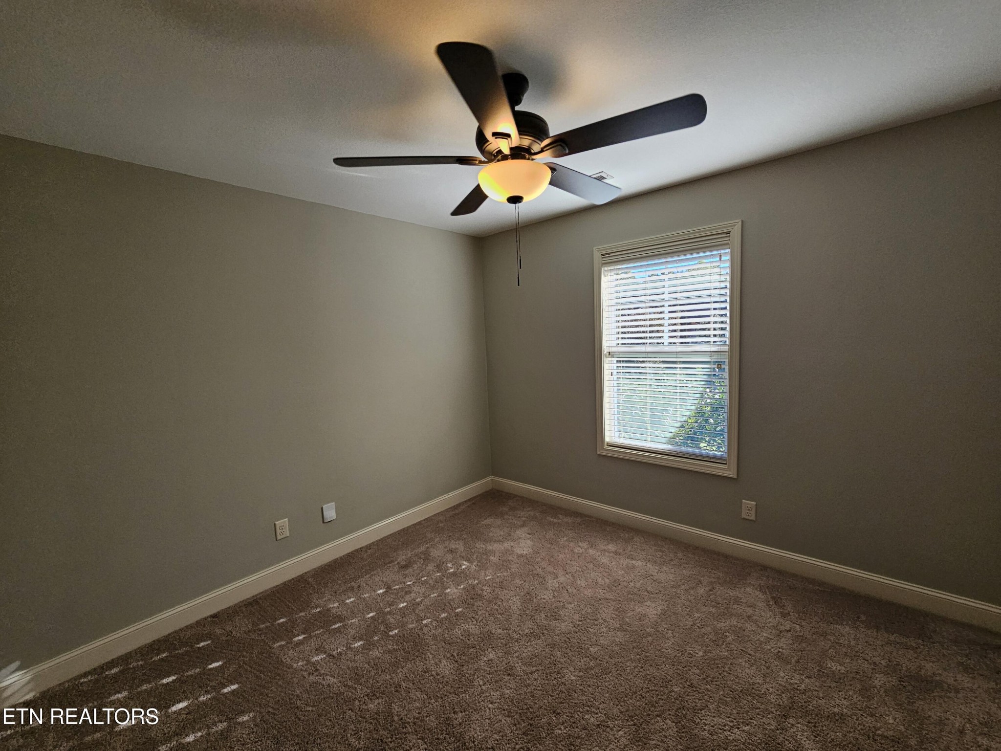 5920 Whisper Ridge Lane Corryton, TN 37721 - Photo 30 of 49 an empty room with windows and ceiling fan