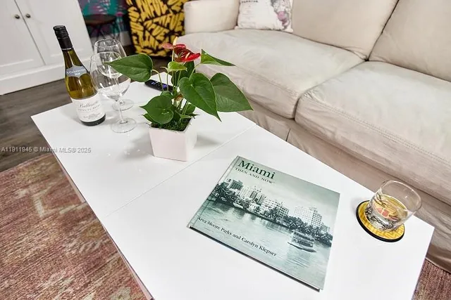 a close view of dining table