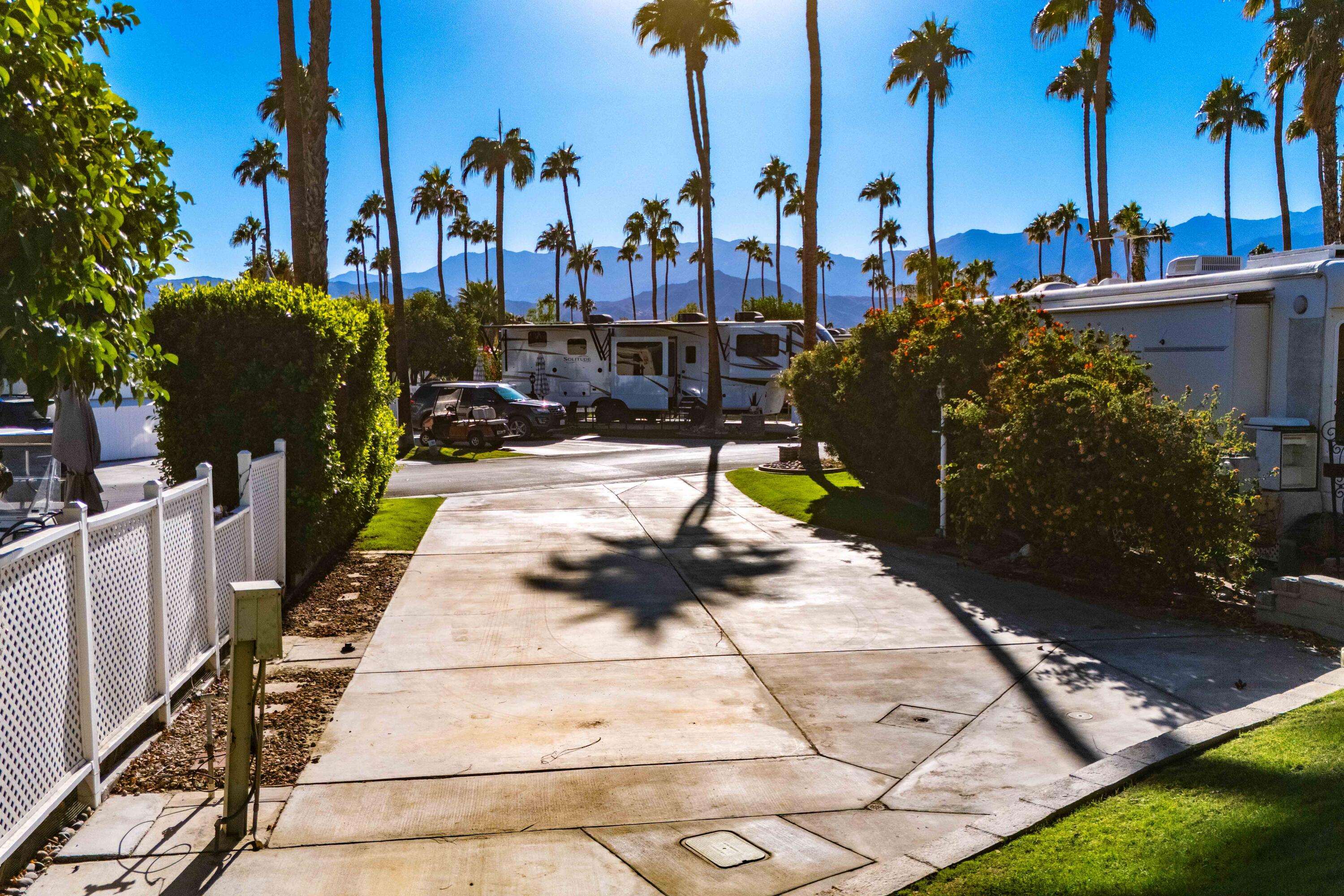 69411 Ramon Road, Unit 15 Cathedral City, CA 92234 - Photo 13 of 51 a view of a park with many potted plants