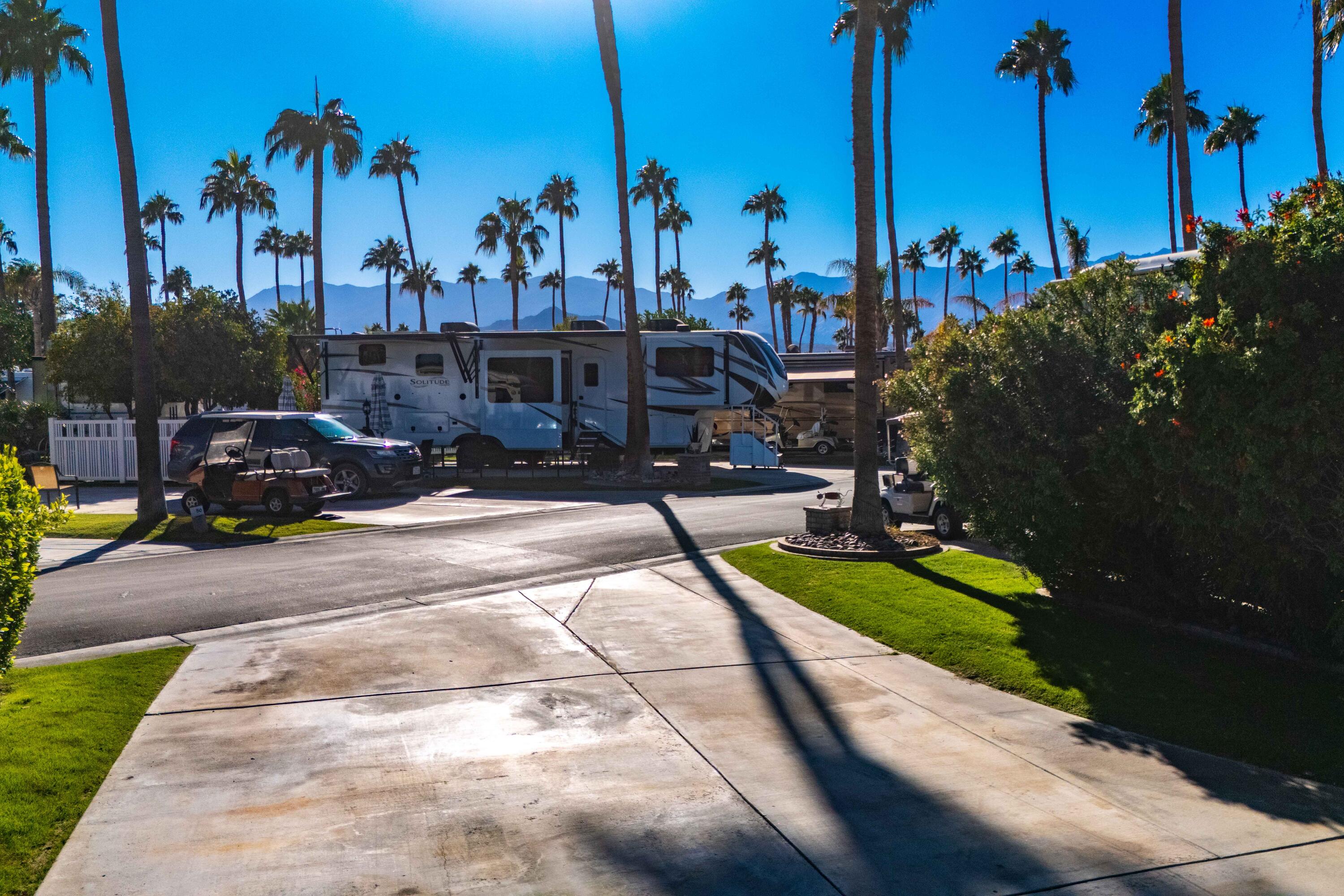 69411 Ramon Road, Unit 15 Cathedral City, CA 92234 - Photo 15 of 51 a view of a backyard