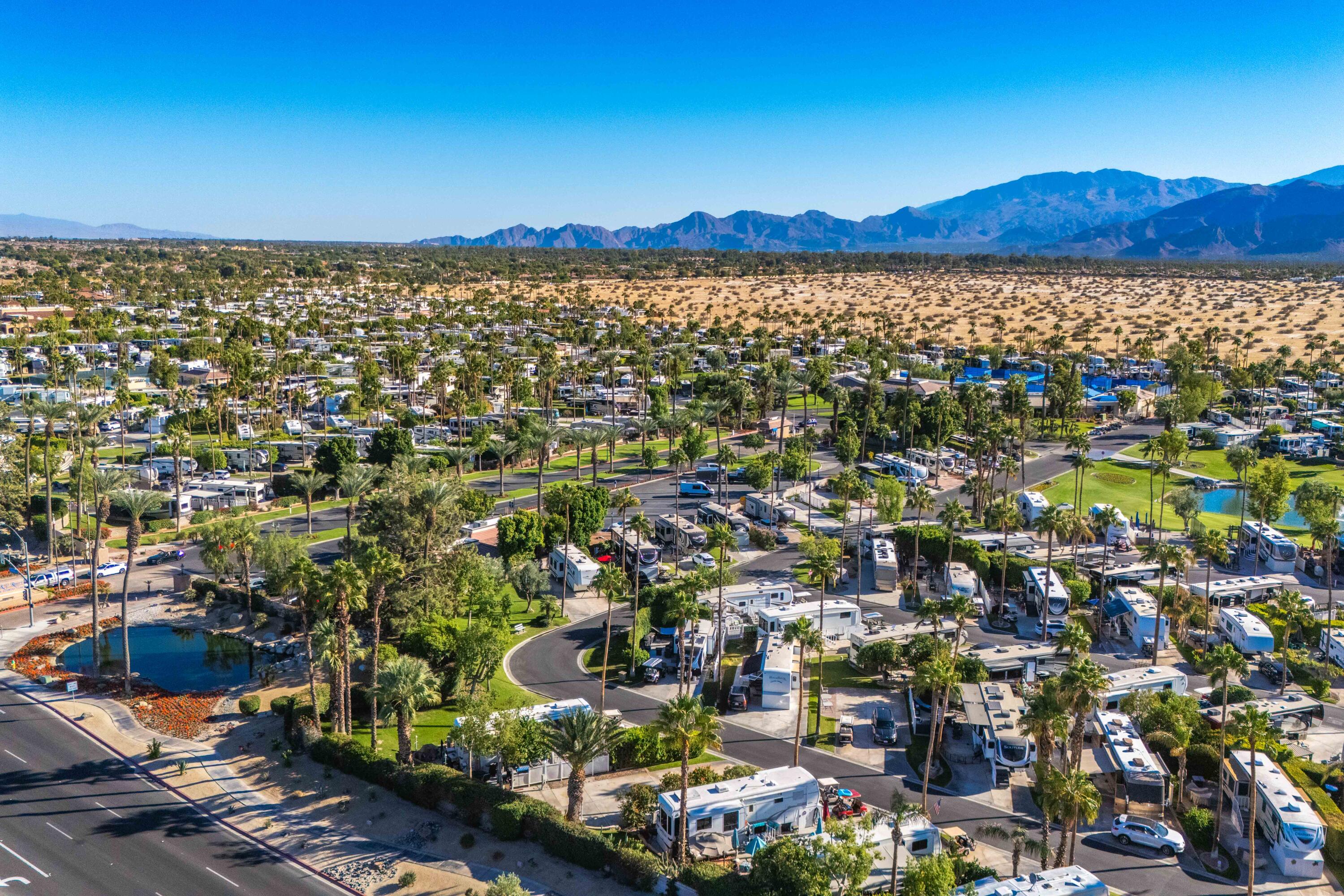 69411 Ramon Road, Unit 15 Cathedral City, CA 92234 - Photo 18 of 51 a view of a city with sunset view