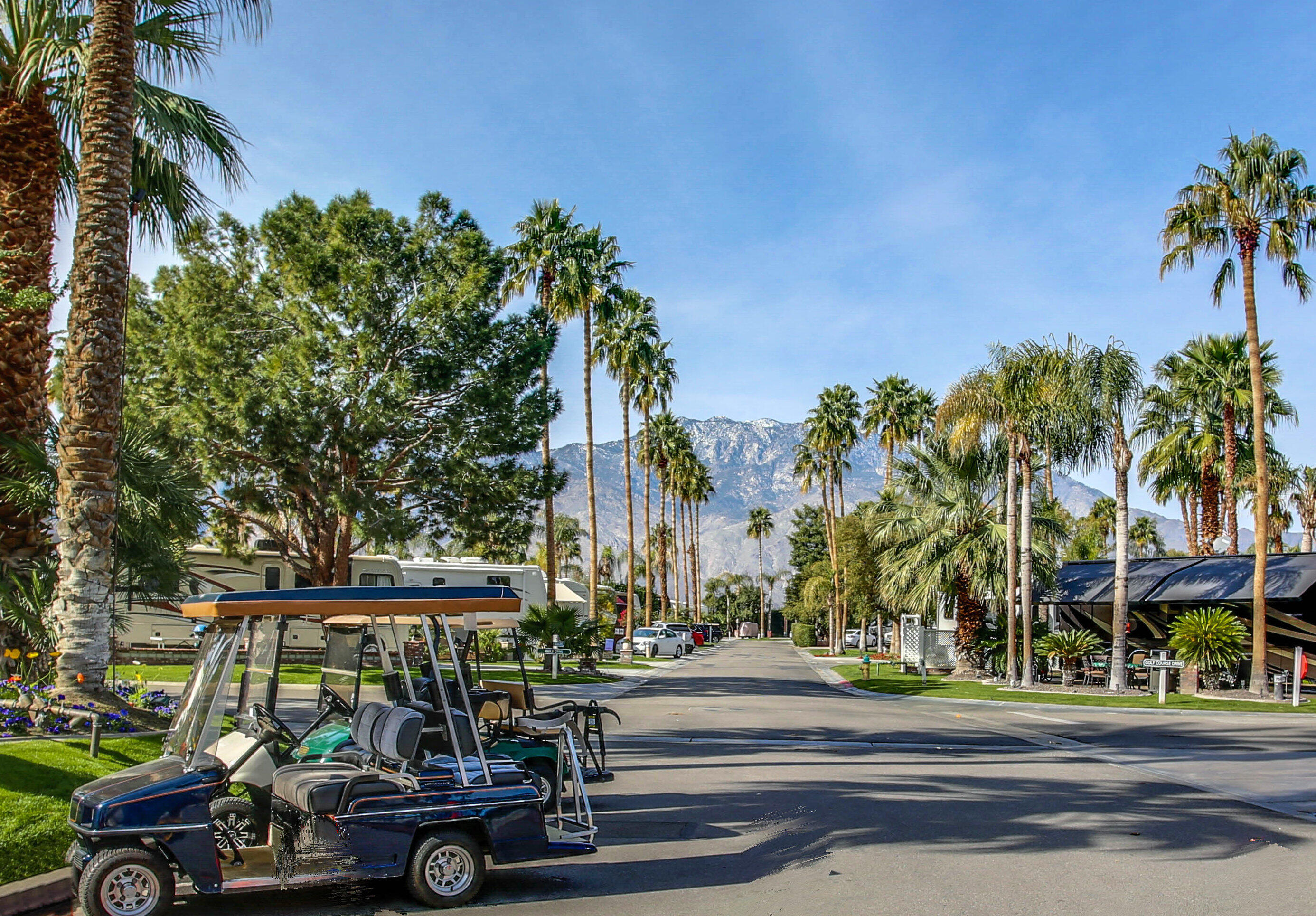 69411 Ramon Road, Unit 15 Cathedral City, CA 92234 - Photo 21 of 51 a view of a street with cars