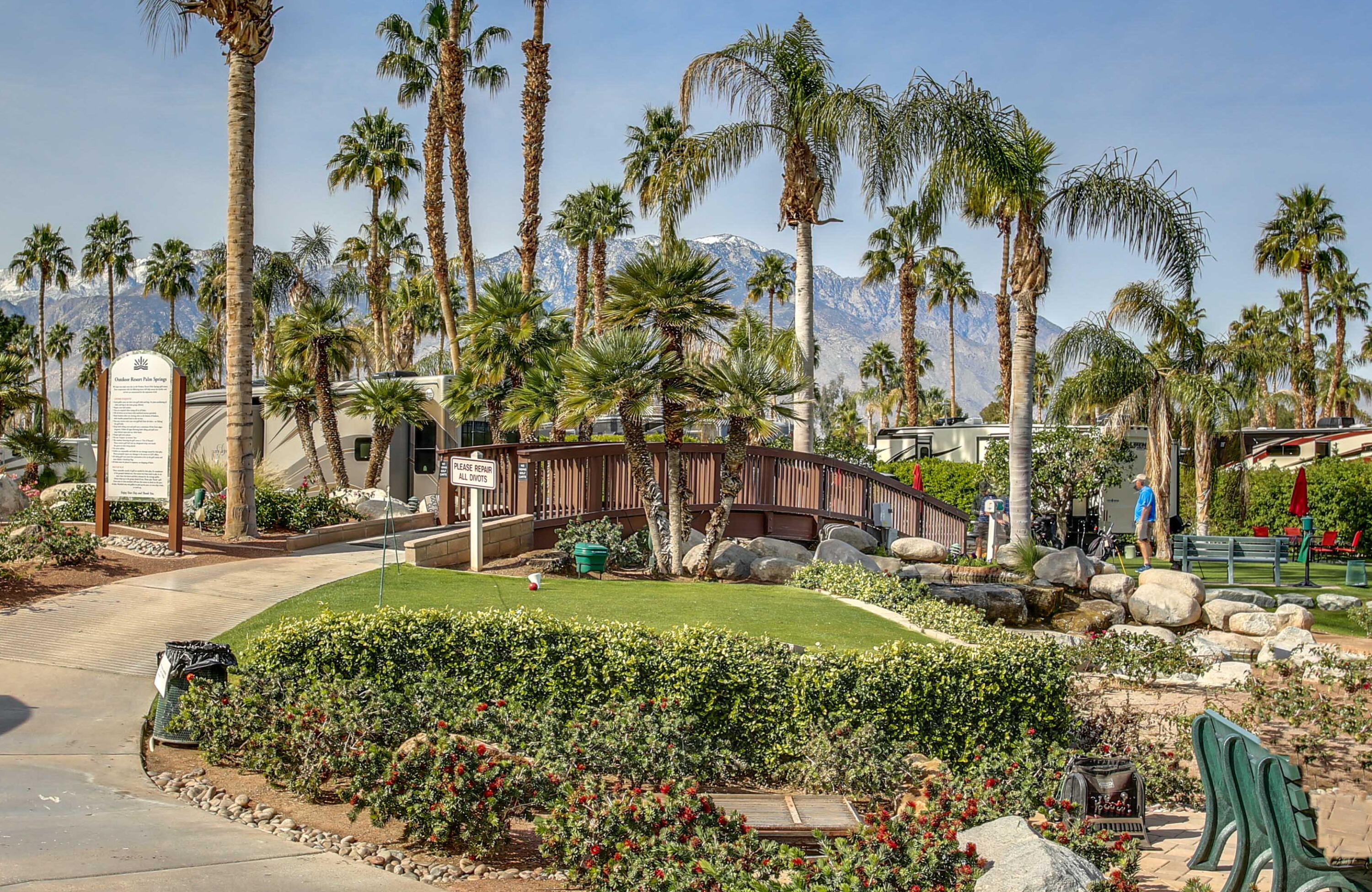69411 Ramon Road, Unit 15 Cathedral City, CA 92234 - Photo 26 of 51 a view of swimming pool with a garden
