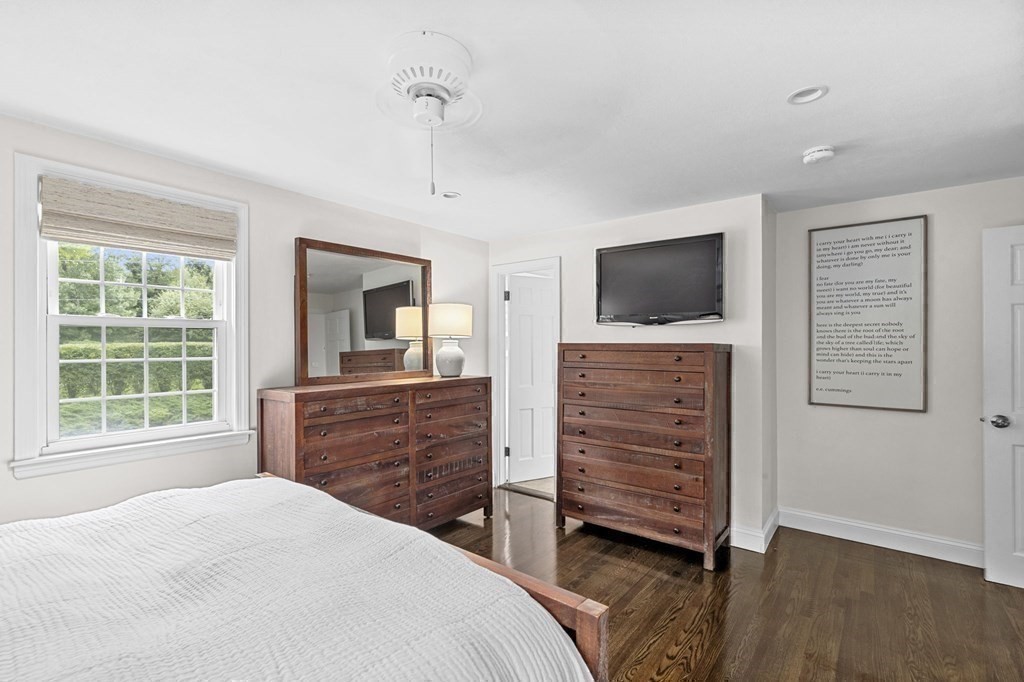 37 Old Forge Road Scituate, MA 02066 - Photo 30 of 42 a bedroom with furniture and a flat screen tv