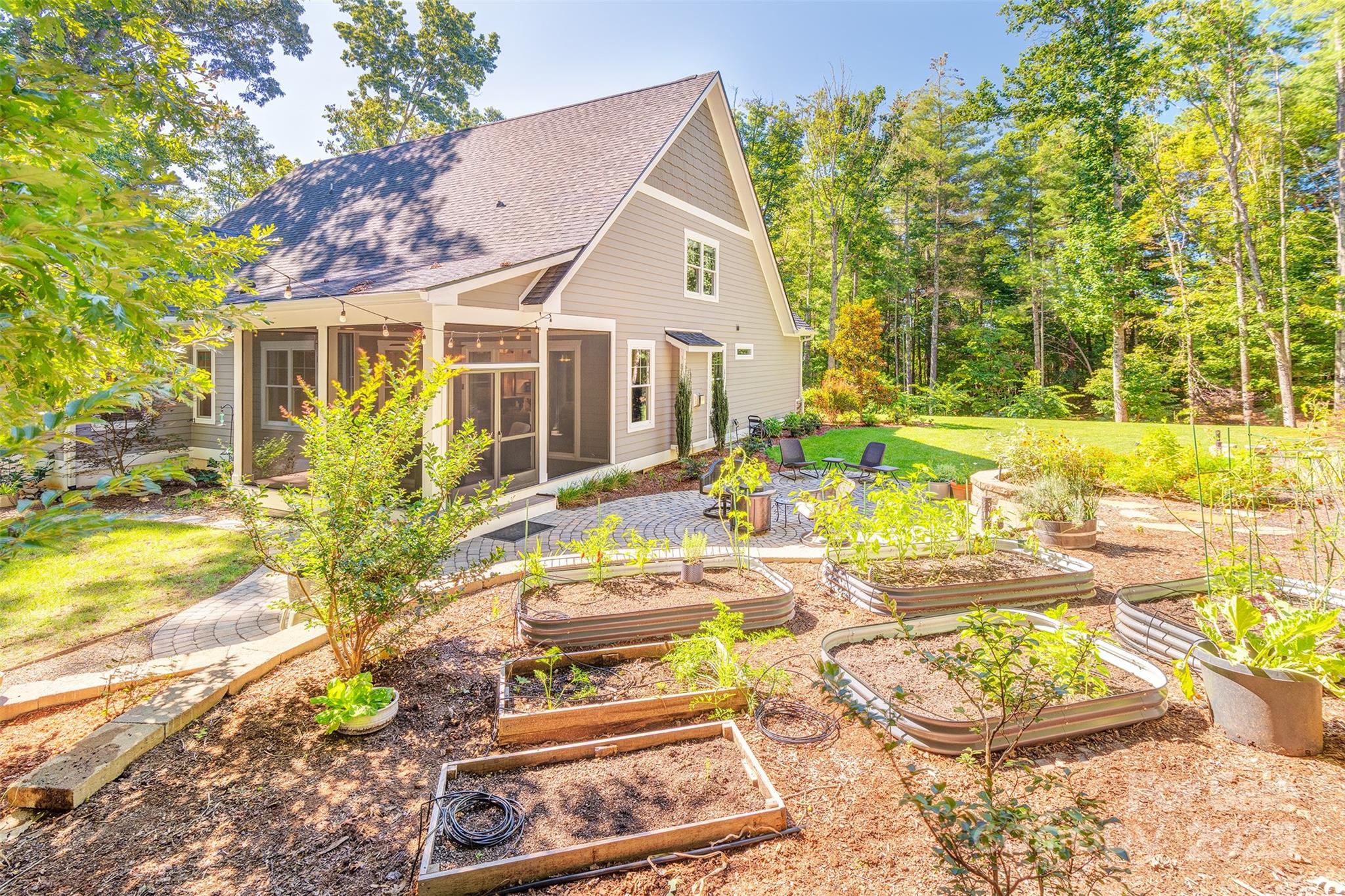 21 Ducketts Grove Road Fletcher, NC 28732 - Photo 38 of 42 a front view of a house with garden