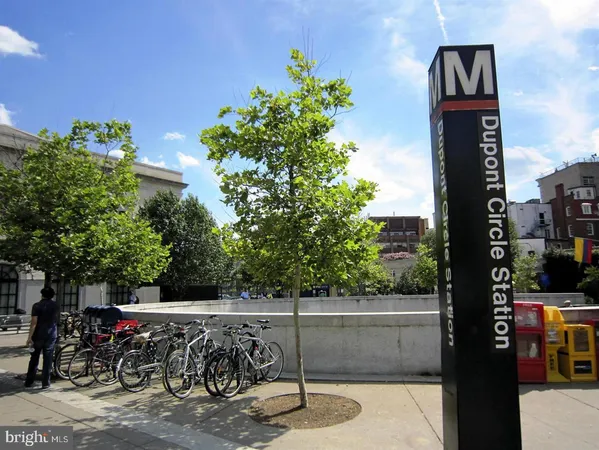 a front view of a building with street