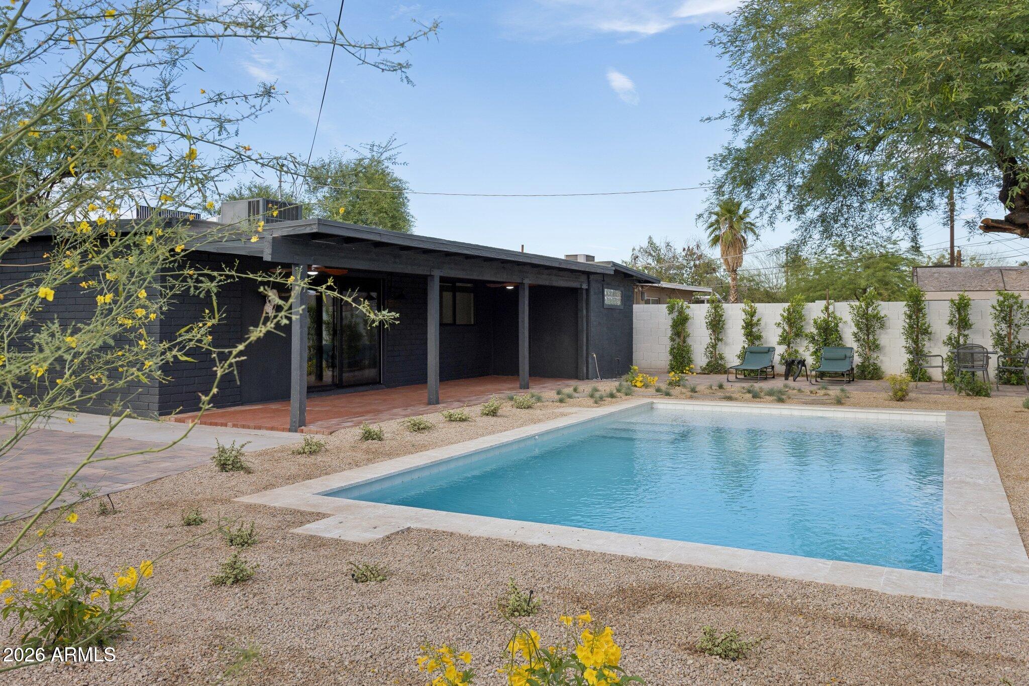 8015 East Coronado Road Scottsdale, AZ 85257 - Photo 29 of 93 Covered patio overlooks pool
