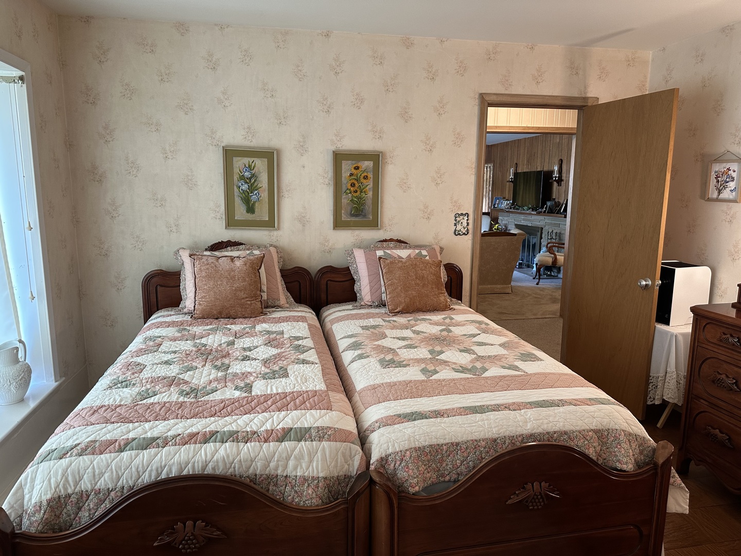 107 Towne Street Morrison, IL 61270 - Photo 15 of 29 a bedroom with a bed and wooden floor