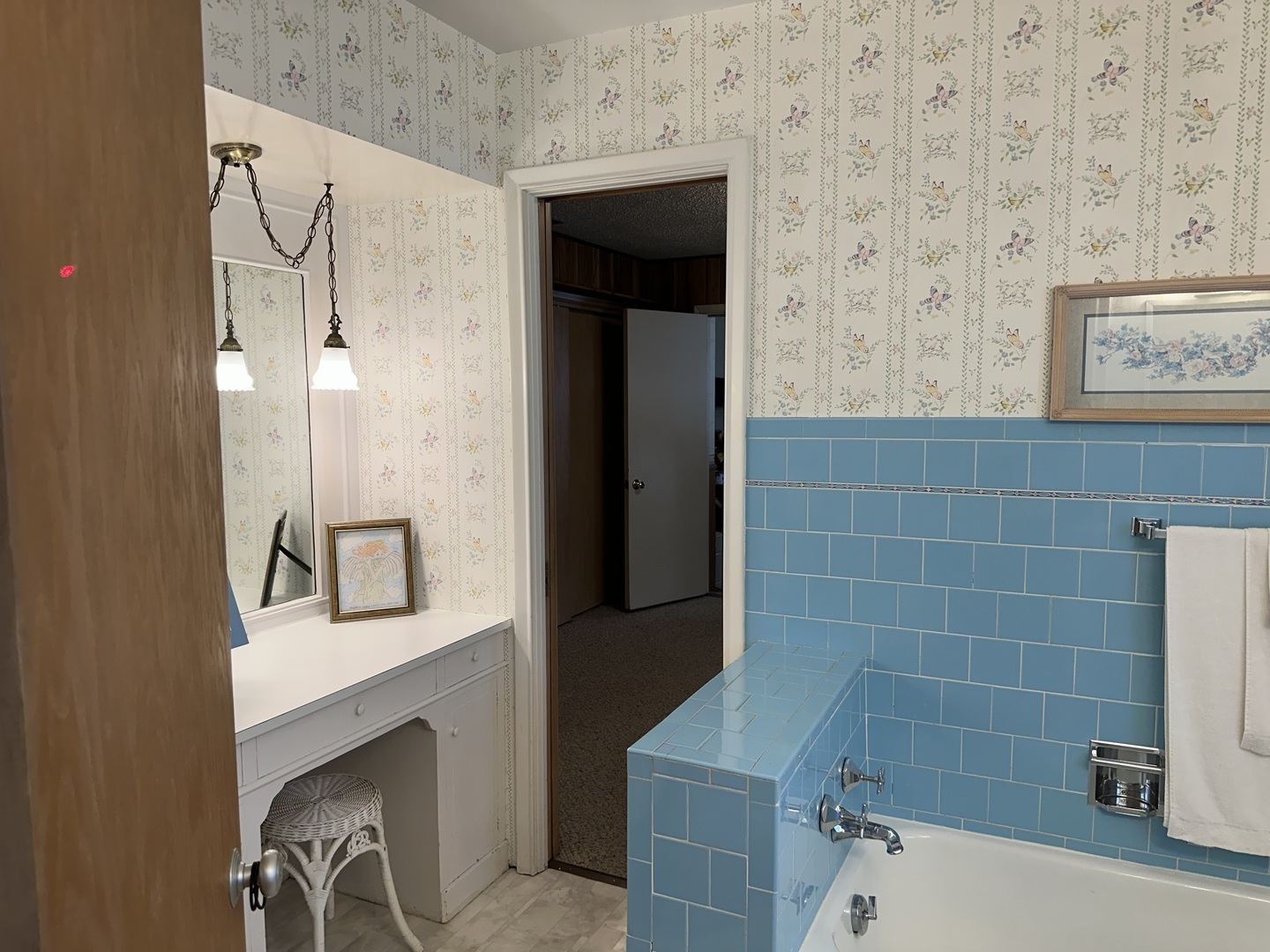 107 Towne Street Morrison, IL 61270 - Photo 18 of 29 a bathroom with a bathtub and a shower