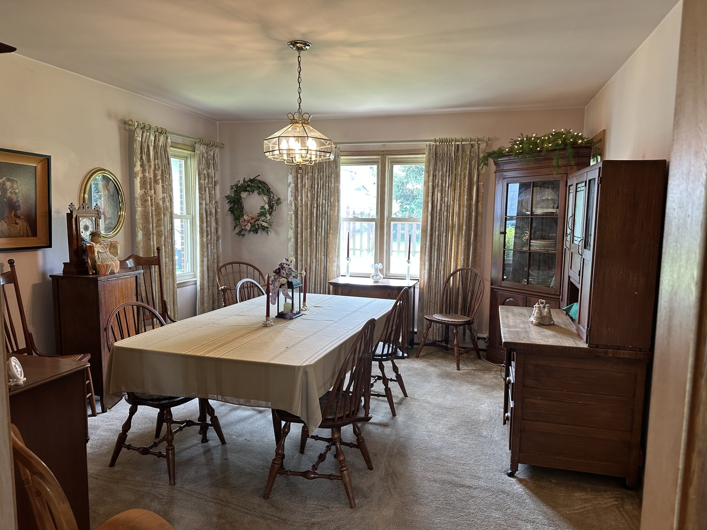 107 Towne Street Morrison, IL 61270 - Photo 5 of 29 a view of a dining room with furniture window and outside view