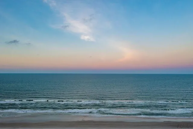 an aerial view of a yard