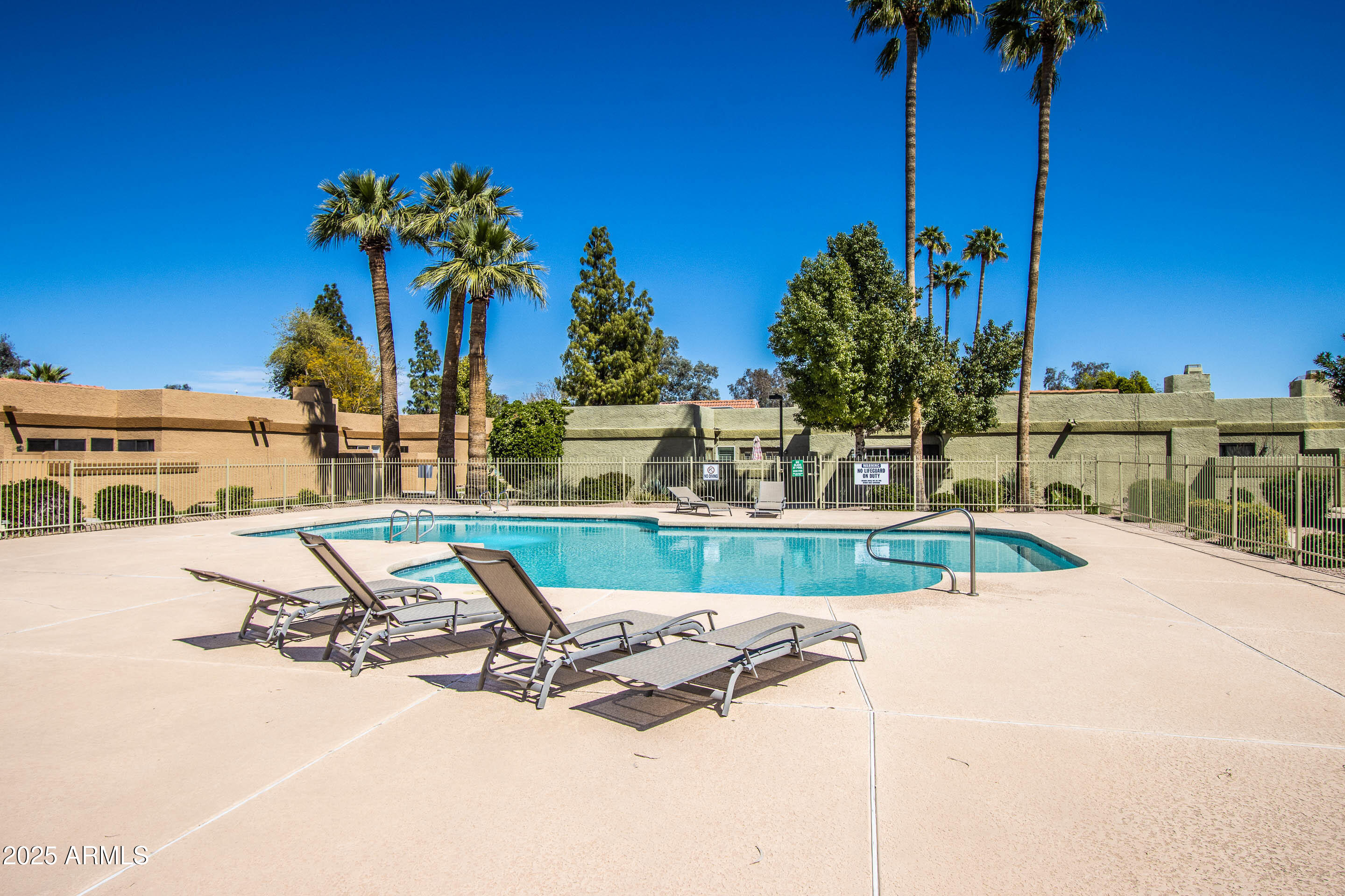 1318 East Cobb Drive Tempe, AZ 85288 - Photo 41 of 43 a view of a swimming pool with a lounge chairs
