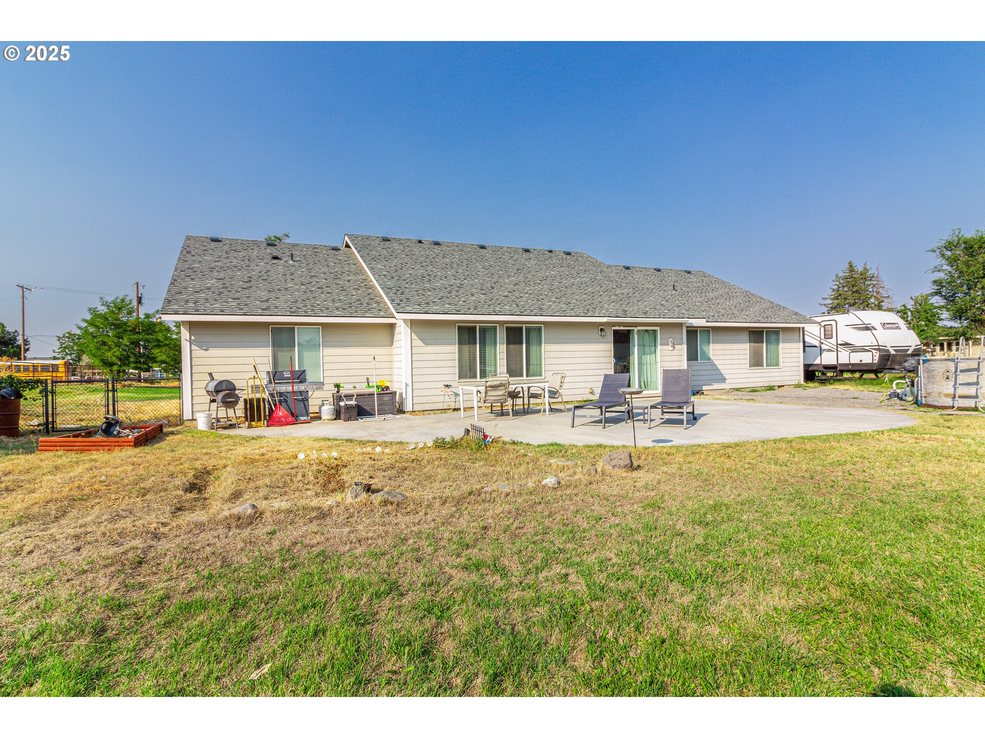 a front view of a house with swimming pool