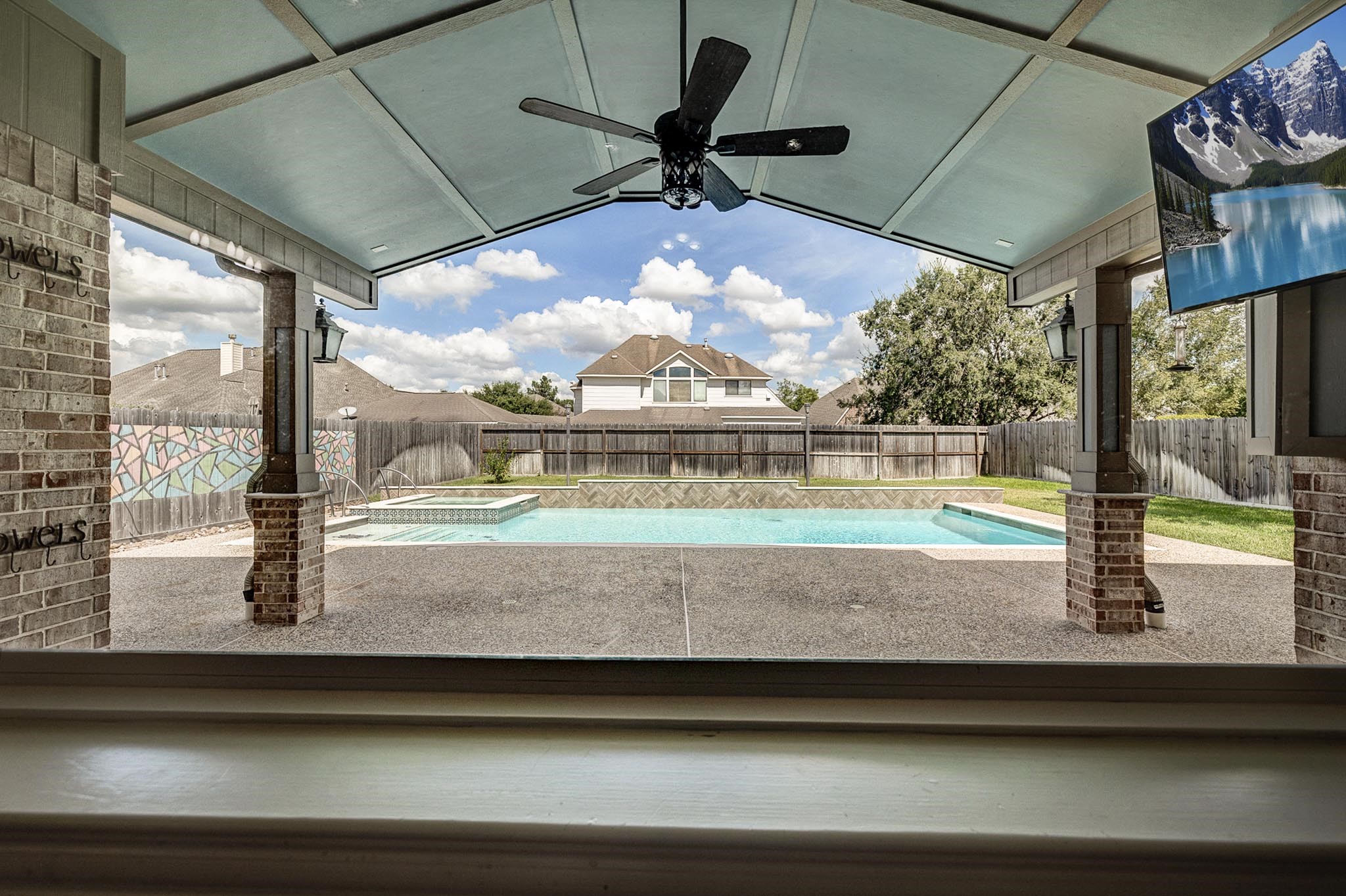 18606 Spring Heather Court Spring, TX 77379 - Photo 47 of 50 Step outside to find your very own backyard oasis, inviting, tranquil and year round