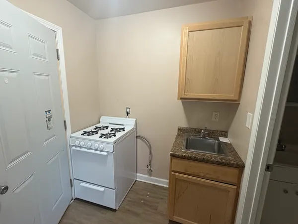 a room with storage and utility