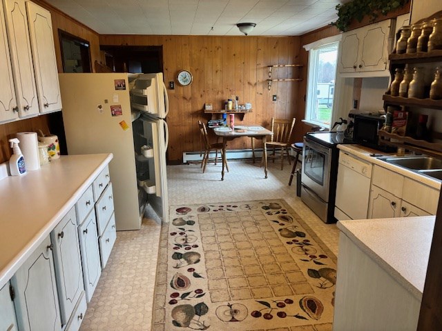 5226 Blood Road Marienville, PA 16239 - Photo 8 of 44 a open kitchen with stainless steel appliances granite countertop a refrigerator and a stove