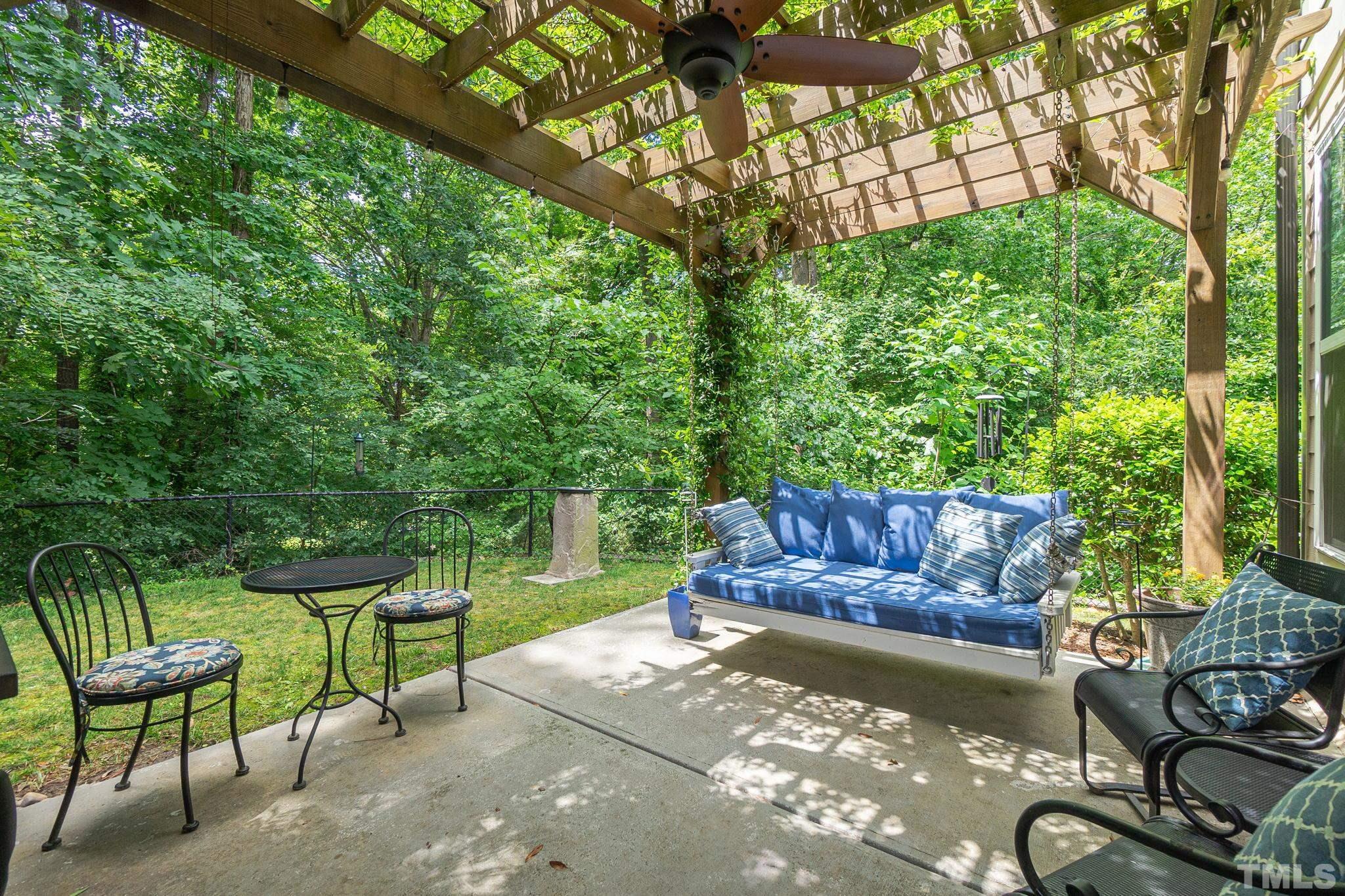 129 Penley Circle Raleigh, NC 27609 - Photo 42 of 43 a view of a couches in the patio