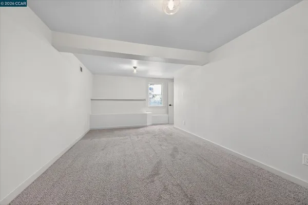 a view of empty room