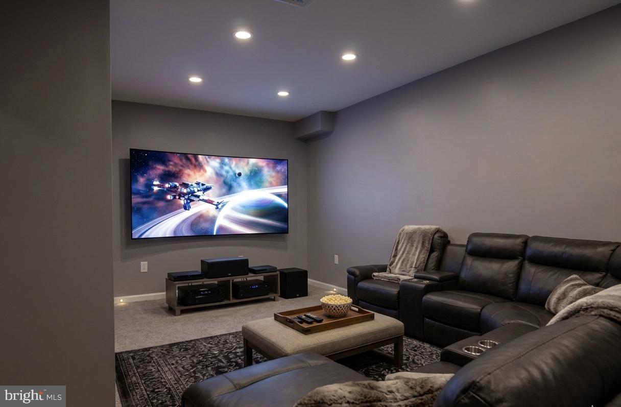 14908 Notley Road Silver Spring, MD 20905 - Photo 24 of 32 Home theater (virtually staged)