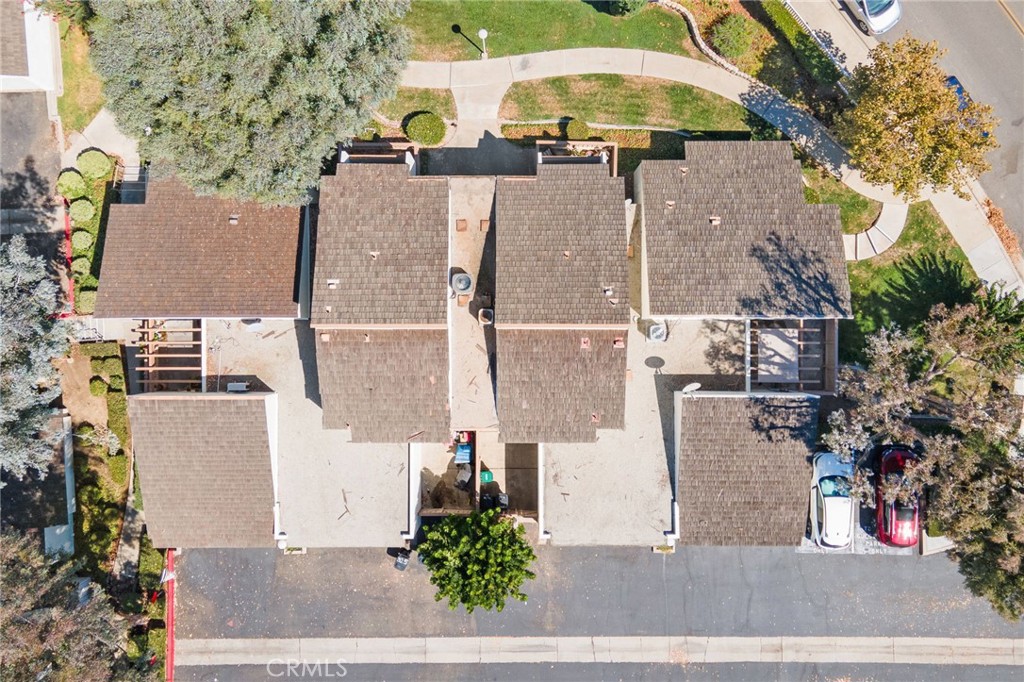 329 Surry Court Brea, CA 92821 - Photo 42 of 47 an aerial view of a house with a swimming pool