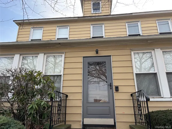 a view of front door of house